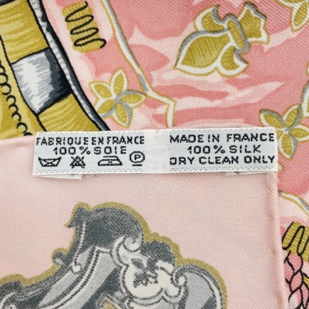 Hermes Silk 90 Cm Scarf Les Cles (Keys) Classic.  Authentic. - Picture 6 of 6